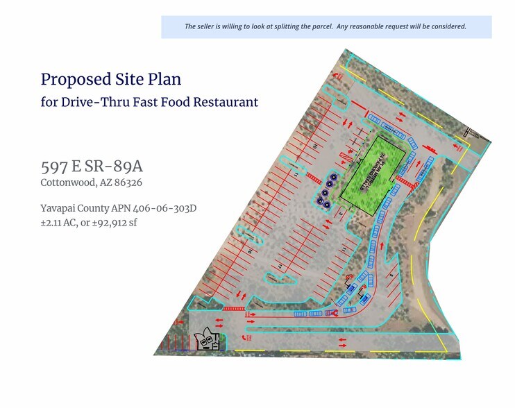 597 E State Route 89A, Cottonwood, AZ à vendre - Plan de site – Image 3 sur 3