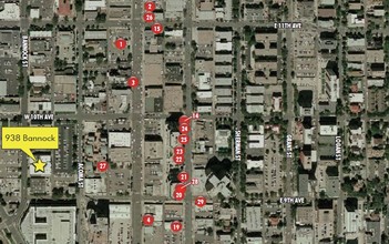 938 Bannock St, Denver, CO - VUE AÉRIENNE  vue de carte