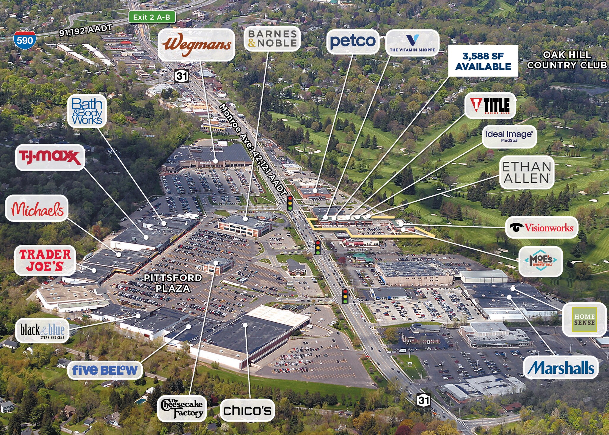 3240 Monroe Ave, Rochester, NY à louer Photo de l’immeuble– Image 1 sur 2