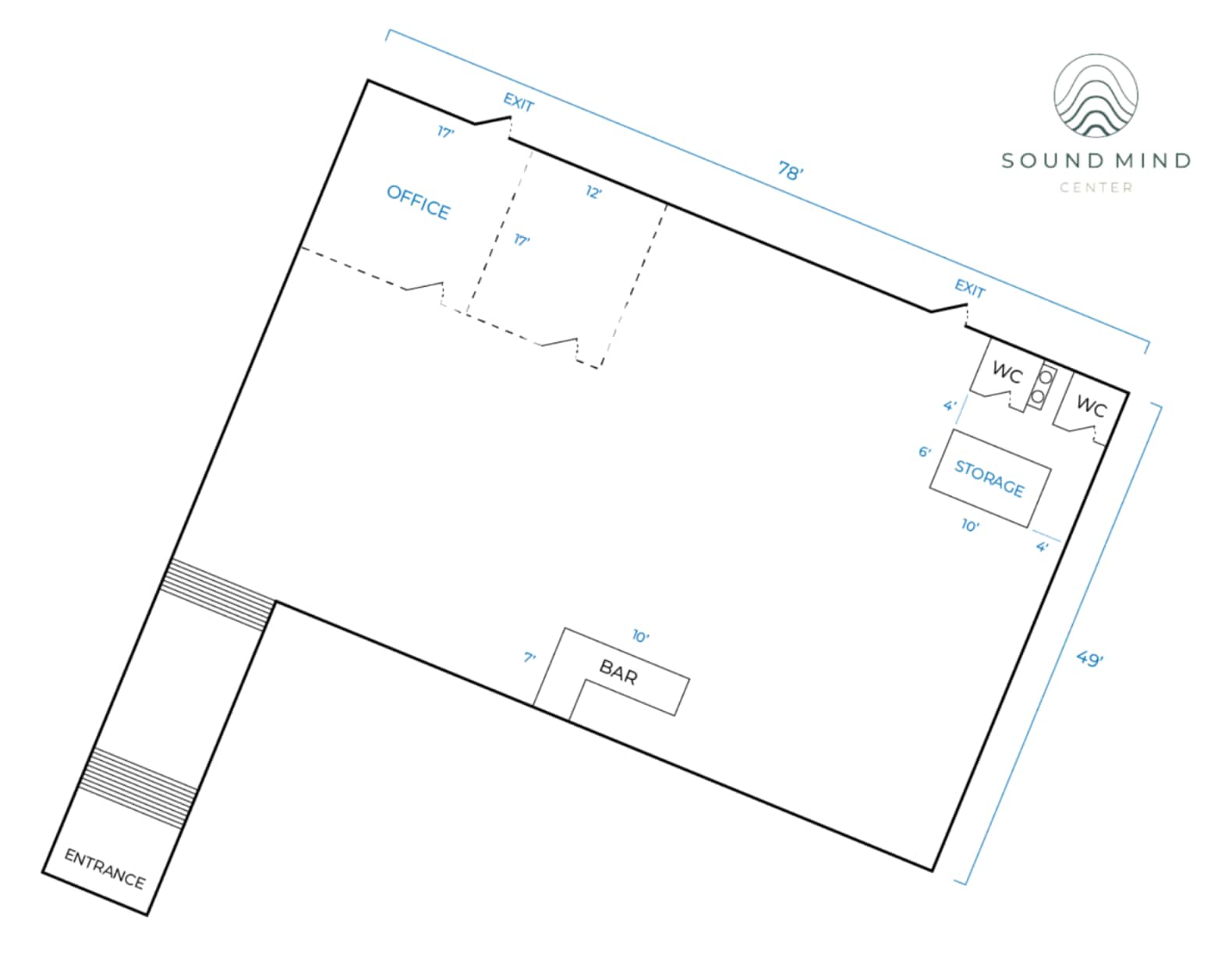 202B Plymouth St, Brooklyn, NY à louer Plan d’étage type– Image 1 sur 4