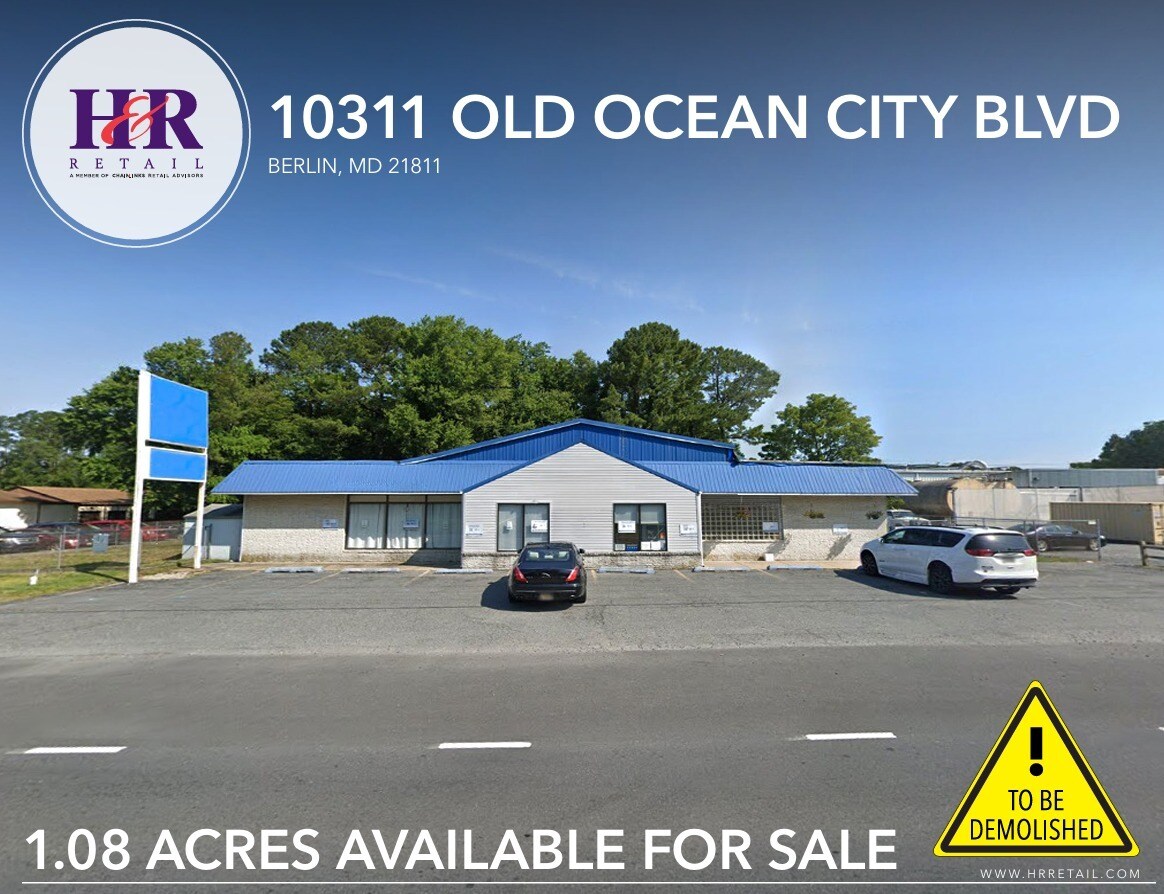 10311 Old Ocean City Blvd, Berlin, MD à vendre Photo de l’immeuble– Image 1 sur 4