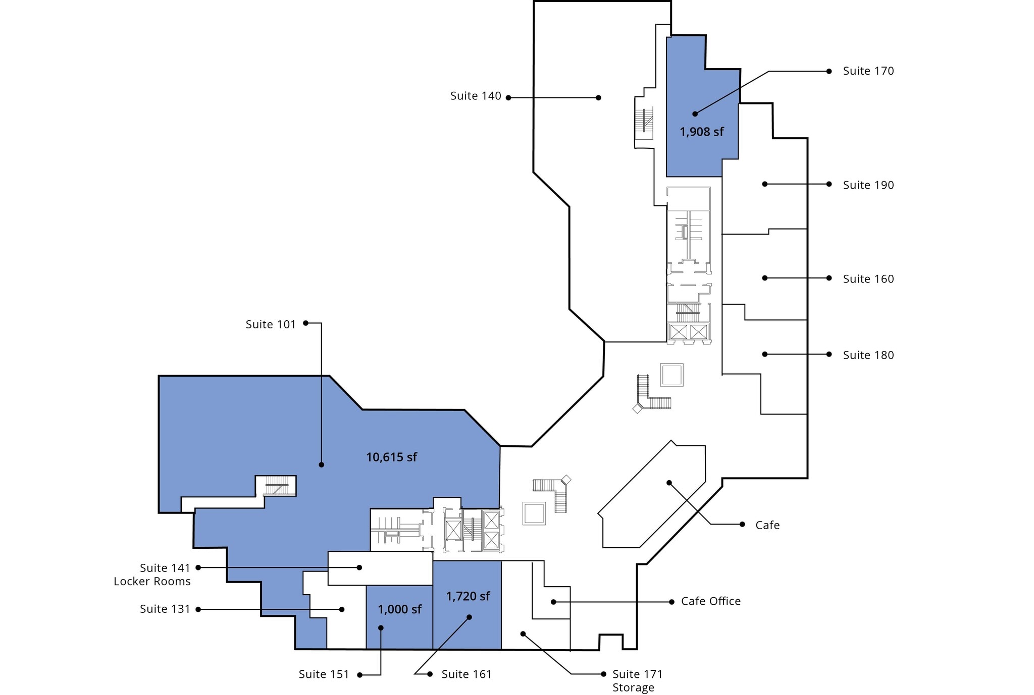 100 Europa Dr, Chapel Hill, NC à louer Plan d’étage– Image 1 sur 1