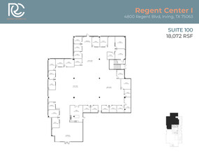 4800 Regent Blvd, Irving, TX à louer Plan d’étage– Image 1 sur 1