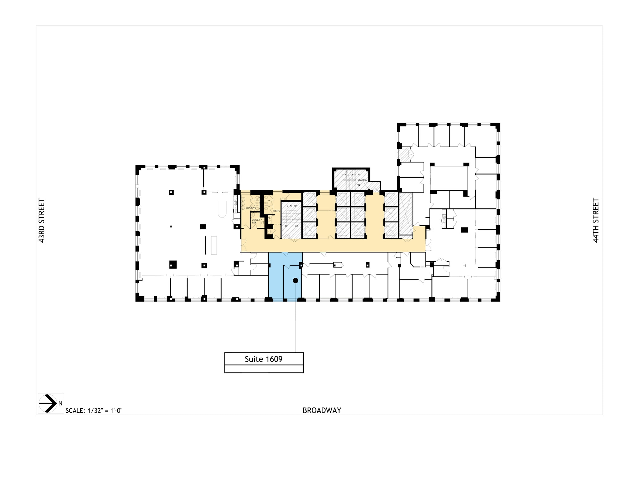 1501 Broadway, New York, NY à louer Plan de site– Image 1 sur 1