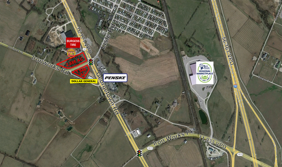 4811 Georgetown Rd, Lexington, KY à louer - Aérien – Image 2 sur 2
