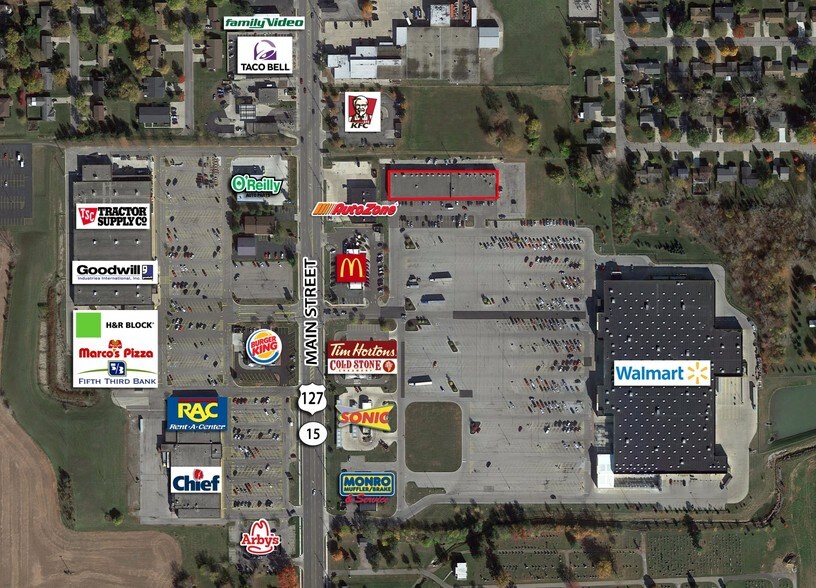 1215 S Main St, Bryan, OH à louer - Aérien – Image 3 sur 4