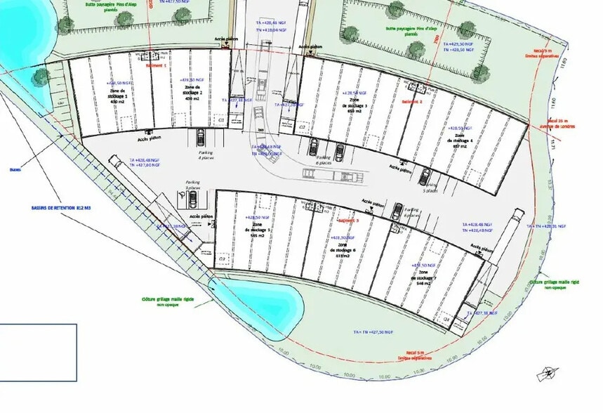 Local d’activités dans Signes à louer - Plan de site – Image 1 sur 5