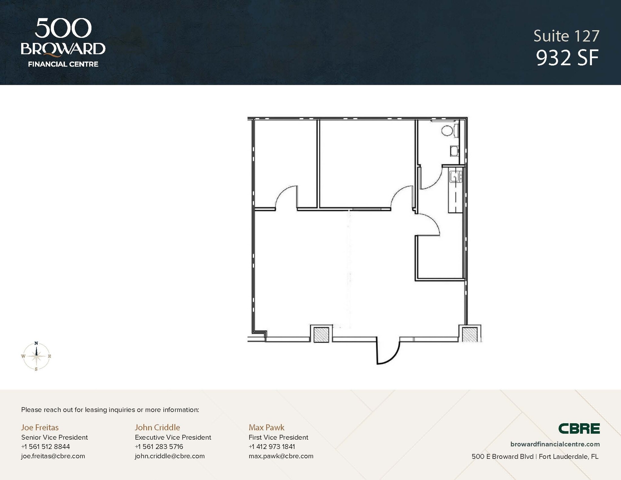 500 E Broward Blvd, Fort Lauderdale, FL à louer Photo intérieure– Image 1 sur 1