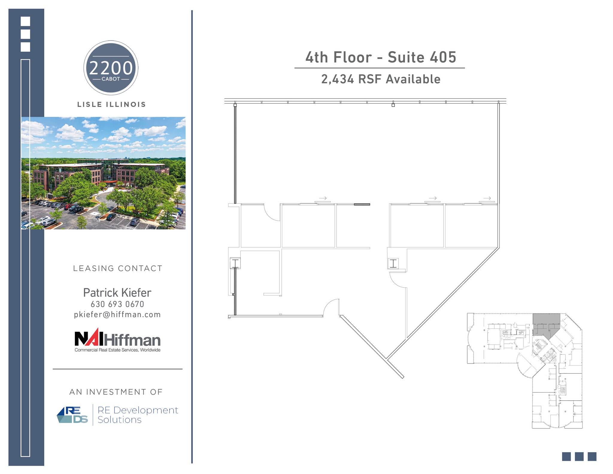 2200 Cabot Dr, Lisle, IL à louer Plan d’étage– Image 1 sur 1