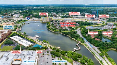 220 E Central Pky, Altamonte Springs, FL - VUE AÉRIENNE  vue de carte