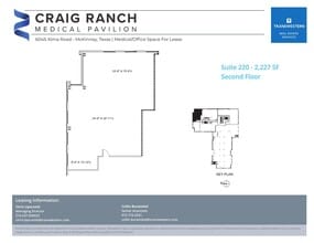 6045 Alma Rd, McKinney, TX à louer Plan d’étage– Image 1 sur 1