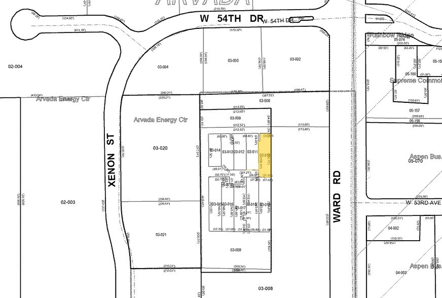 5293 Ward Rd, Arvada, CO à louer - Plan cadastral – Image 2 sur 17