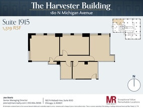 180 N Michigan Ave, Chicago, IL à louer Plan d’étage– Image 1 sur 8