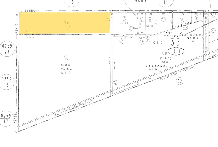 19475 Jurupa Ave, Bloomington, CA à louer - Plan cadastral – Image 2 sur 2