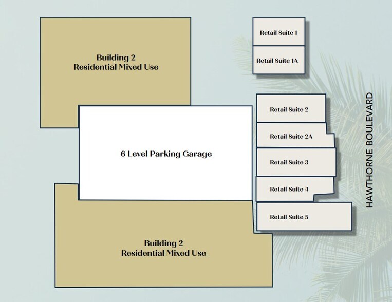 22501 S Hawthorne Blvd, Torrance, CA à louer - Plan de site – Image 3 sur 3