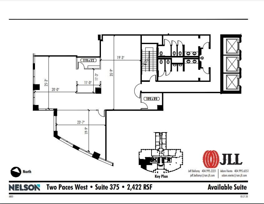 2727 Paces Ferry Rd SE, Atlanta, GA à louer Plan d’étage– Image 1 sur 1