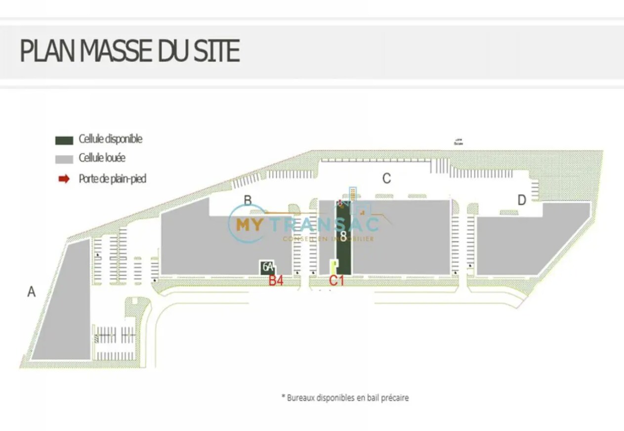 Bureau dans Lisses à louer Plan de site– Image 1 sur 1