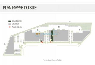 Bureau dans Lisses à louer Plan de site– Image 1 sur 1