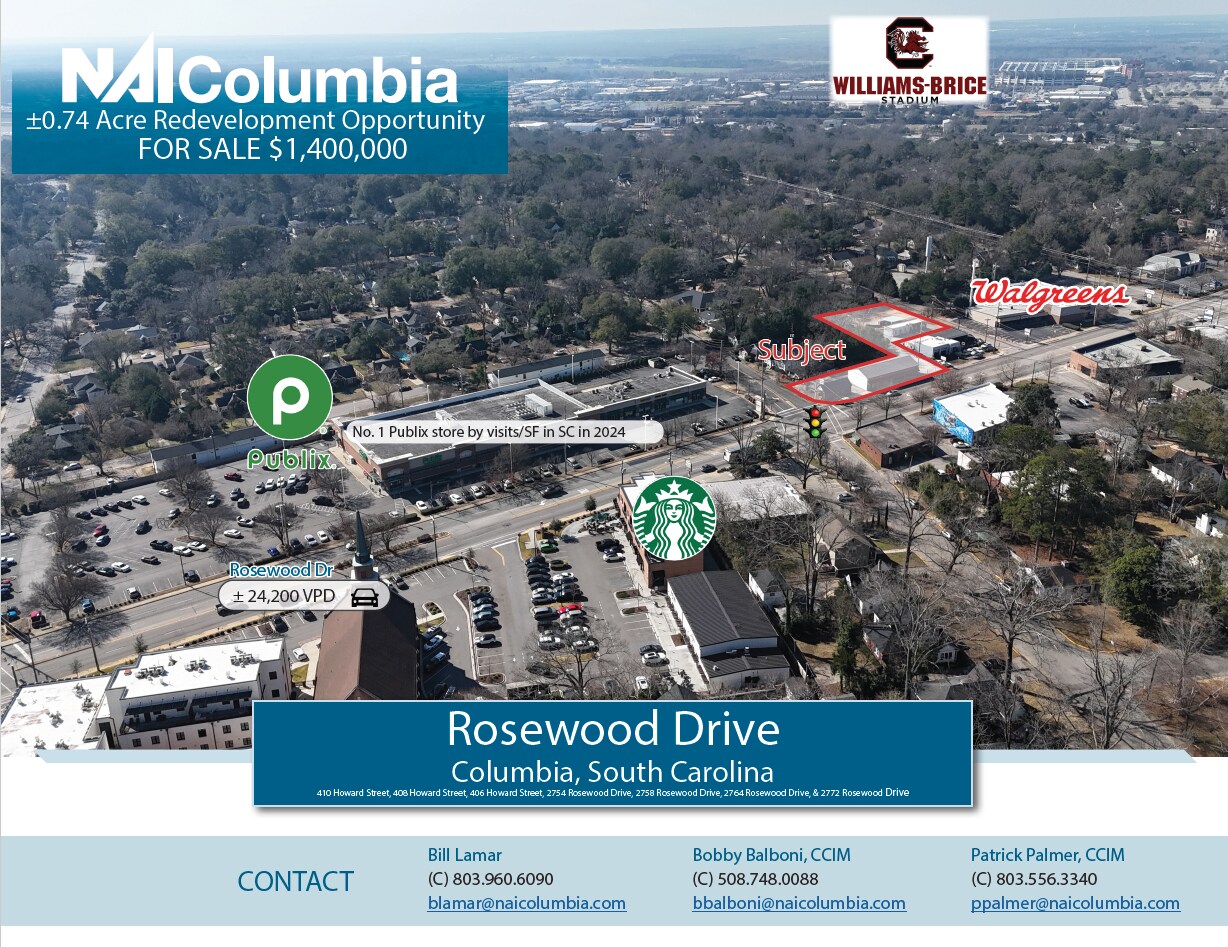 Rosewood Dr, Columbia, SC à vendre Photo principale– Image 1 sur 8