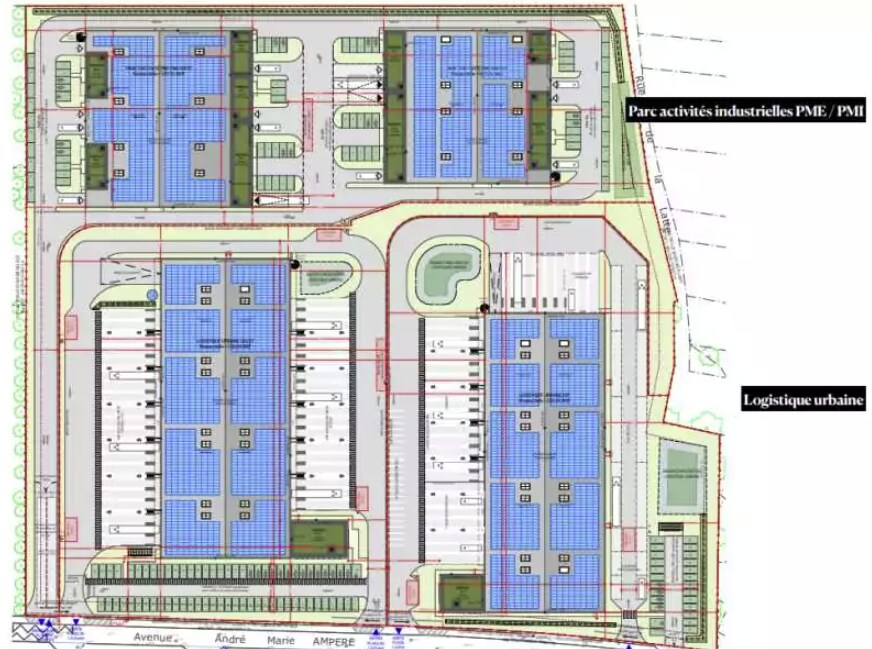 Industriel/Logistique dans Saint-Jean-de-Braye à louer Plan de site– Image 1 sur 3