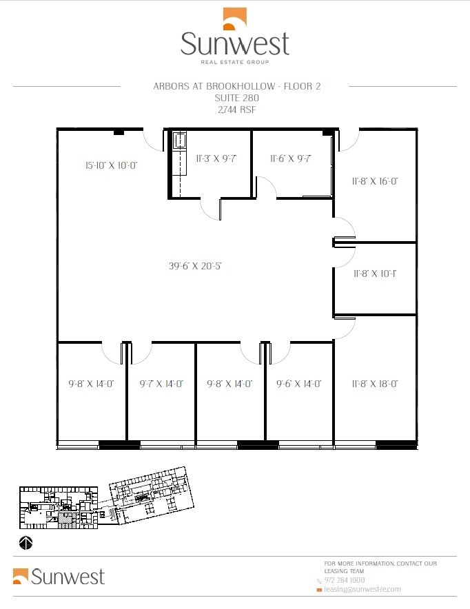 2201 E Lamar Blvd, Arlington, TX à louer Plan d’étage– Image 1 sur 1