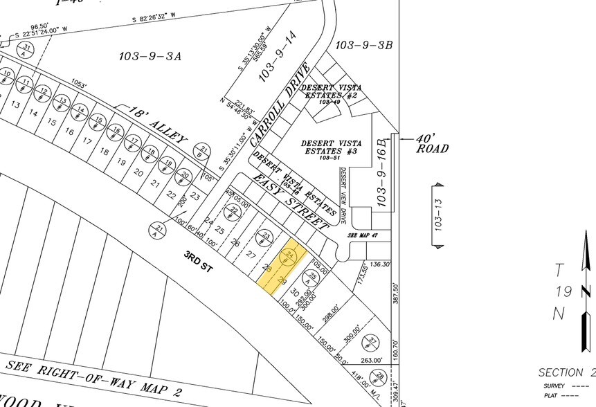 1942 W 3rd St, Winslow, AZ à vendre - Plan cadastral – Image 2 sur 2