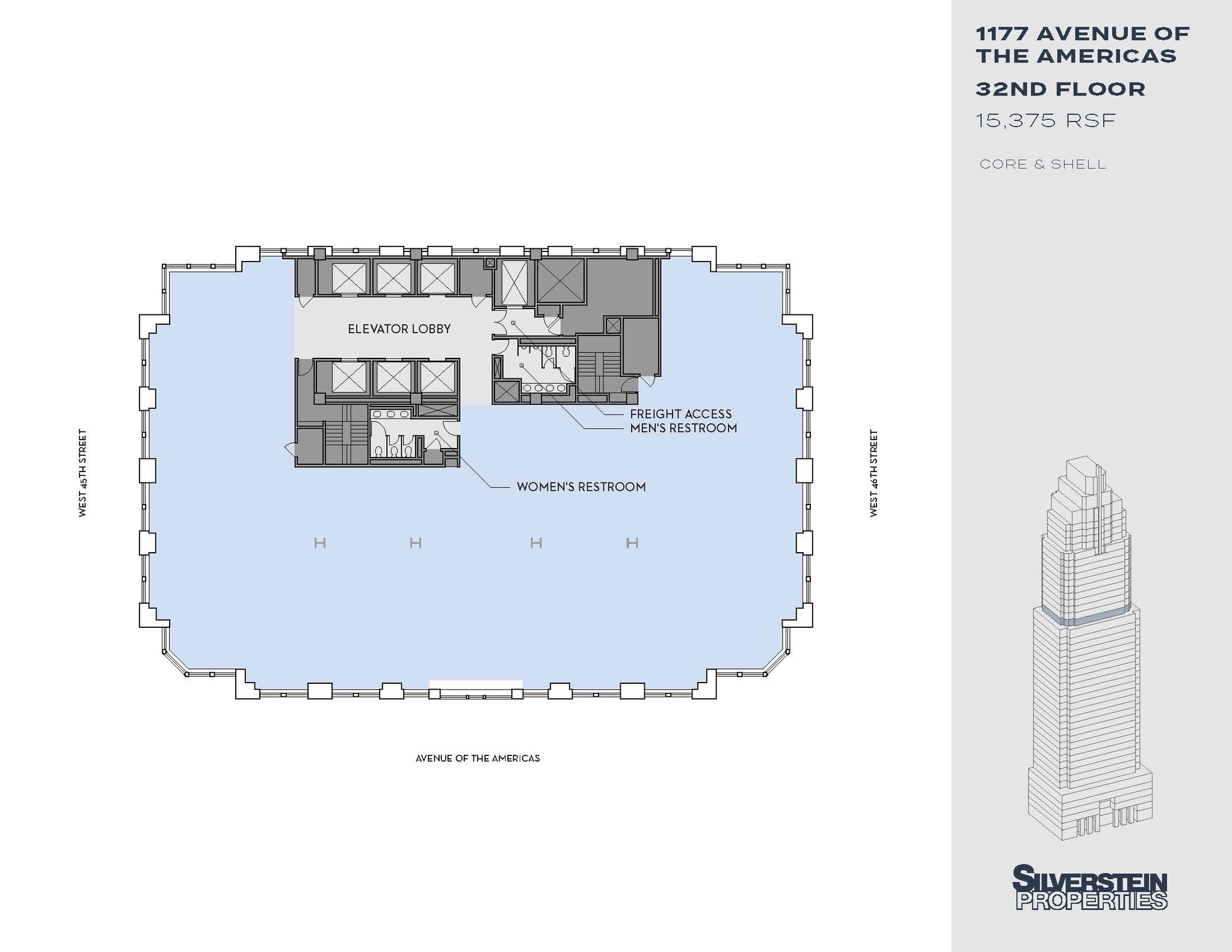 1177 Avenue Of The Americas, New York, NY à louer Plan d’étage– Image 1 sur 4