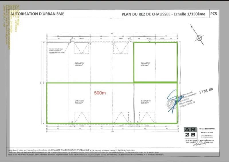 Local d’activités dans Biscarrosse à louer - Plan d’étage – Image 2 sur 2