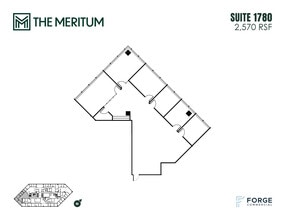 12221 Merit Dr, Dallas, TX à louer Plan d’étage– Image 1 sur 1