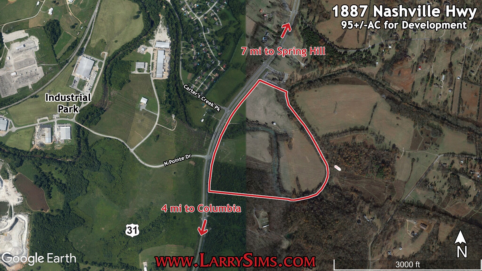 1887 Nashville Hwy, Columbia, TN à vendre Photo de l’immeuble– Image 1 sur 2