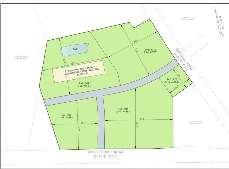 192-206 Broad Street Rd, Manakin Sabot, VA à vendre - Plan de site – Image 2 sur 3