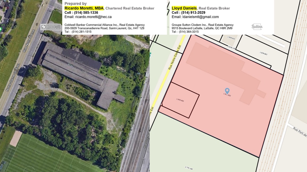 4650 Notre-Dame E, Montréal, QC à vendre - Plan de site – Image 3 sur 7
