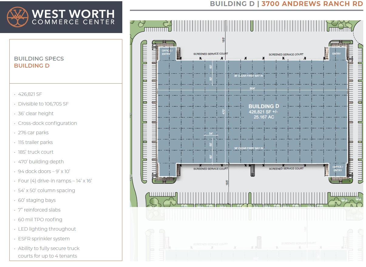 3601 Alemeda St, Fort Worth, TX à louer Plan de site– Image 1 sur 1
