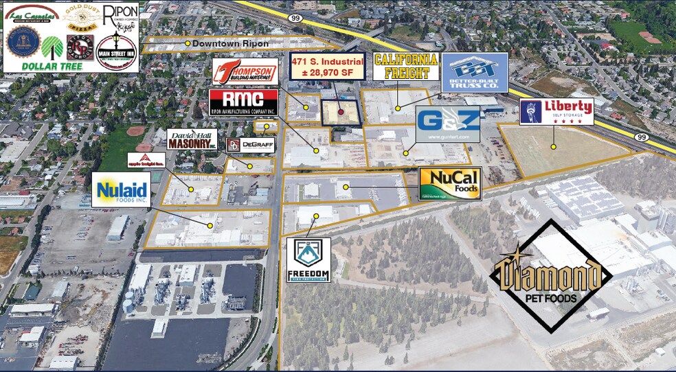 471 Industrial Ave, Ripon, CA à louer - Photo de l’immeuble – Image 1 sur 24