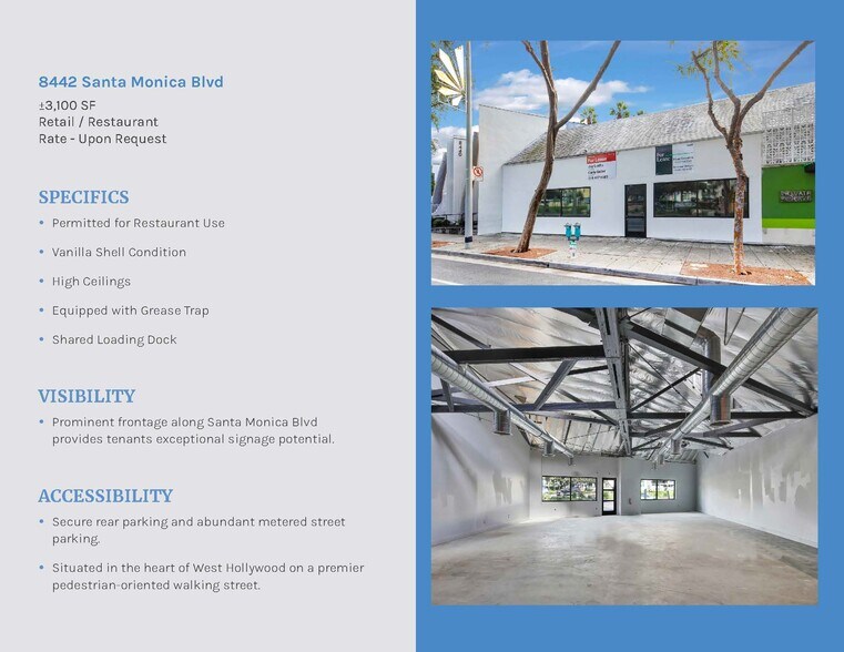 8442-8450 Santa Monica Blvd, Los Angeles, CA à louer - Photo de l’immeuble – Image 2 sur 9