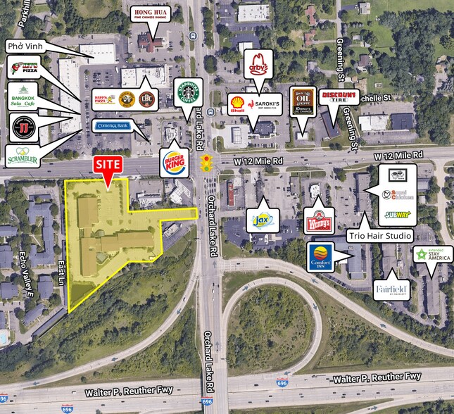 31525 W 12 Mile Rd, Farmington Hills, MI à louer - Photo de l’immeuble – Image 3 sur 4