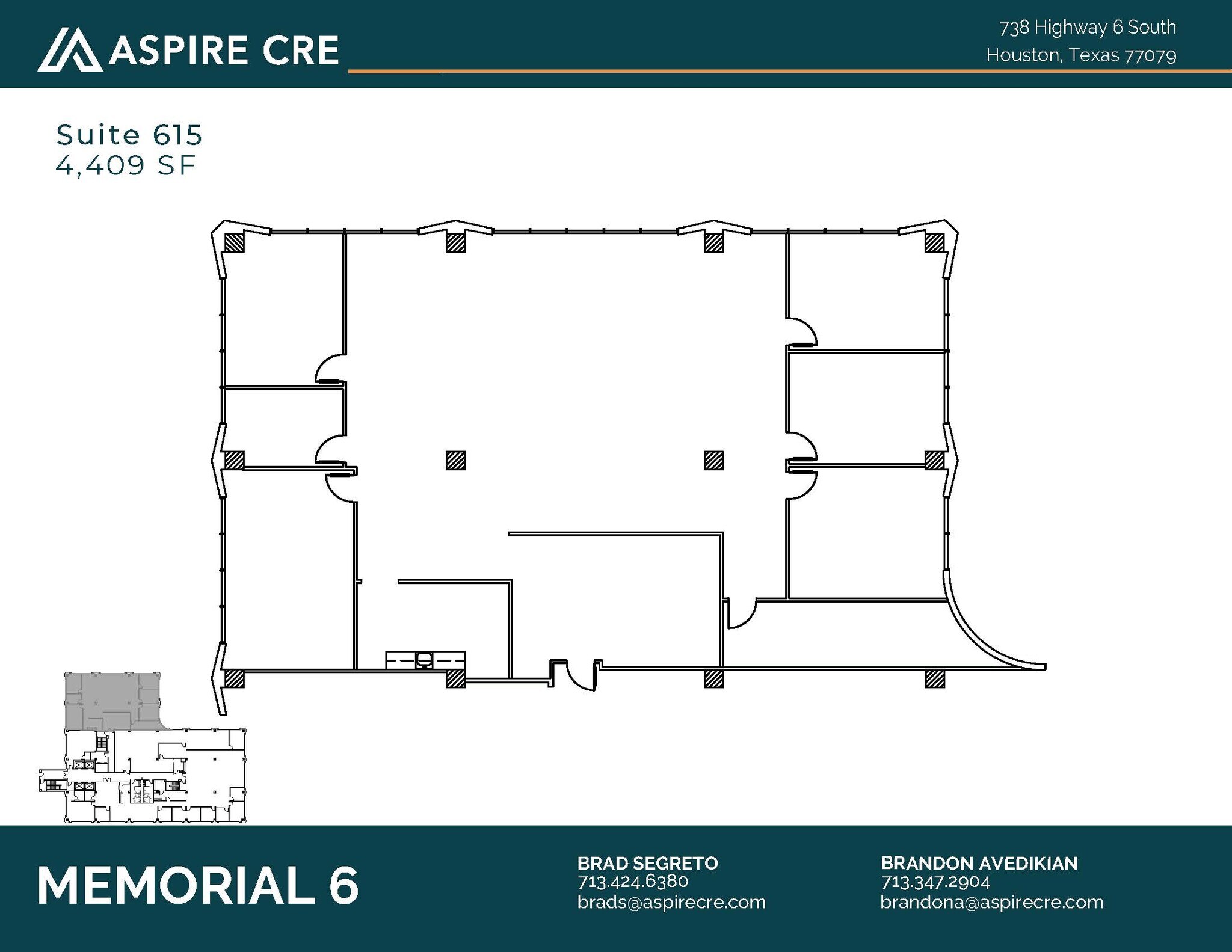 738 Highway 6 S, Houston, TX à louer Plan d’étage– Image 1 sur 1