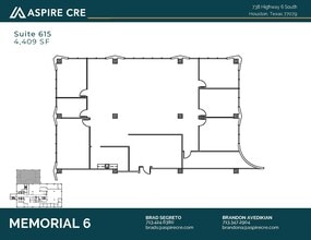 738 Highway 6 S, Houston, TX à louer Plan d’étage– Image 1 sur 1