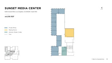 6255 W Sunset Blvd, Los Angeles, CA à louer Plan d’étage– Image 1 sur 1