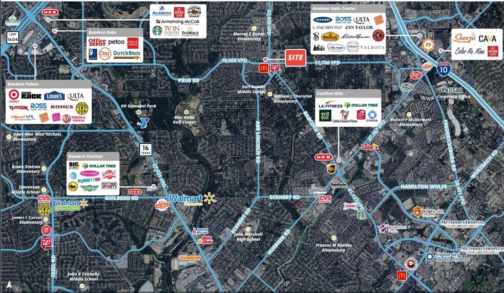 6404 Babcock Rd, San Antonio, TX à vendre - Aérien – Image 2 sur 4