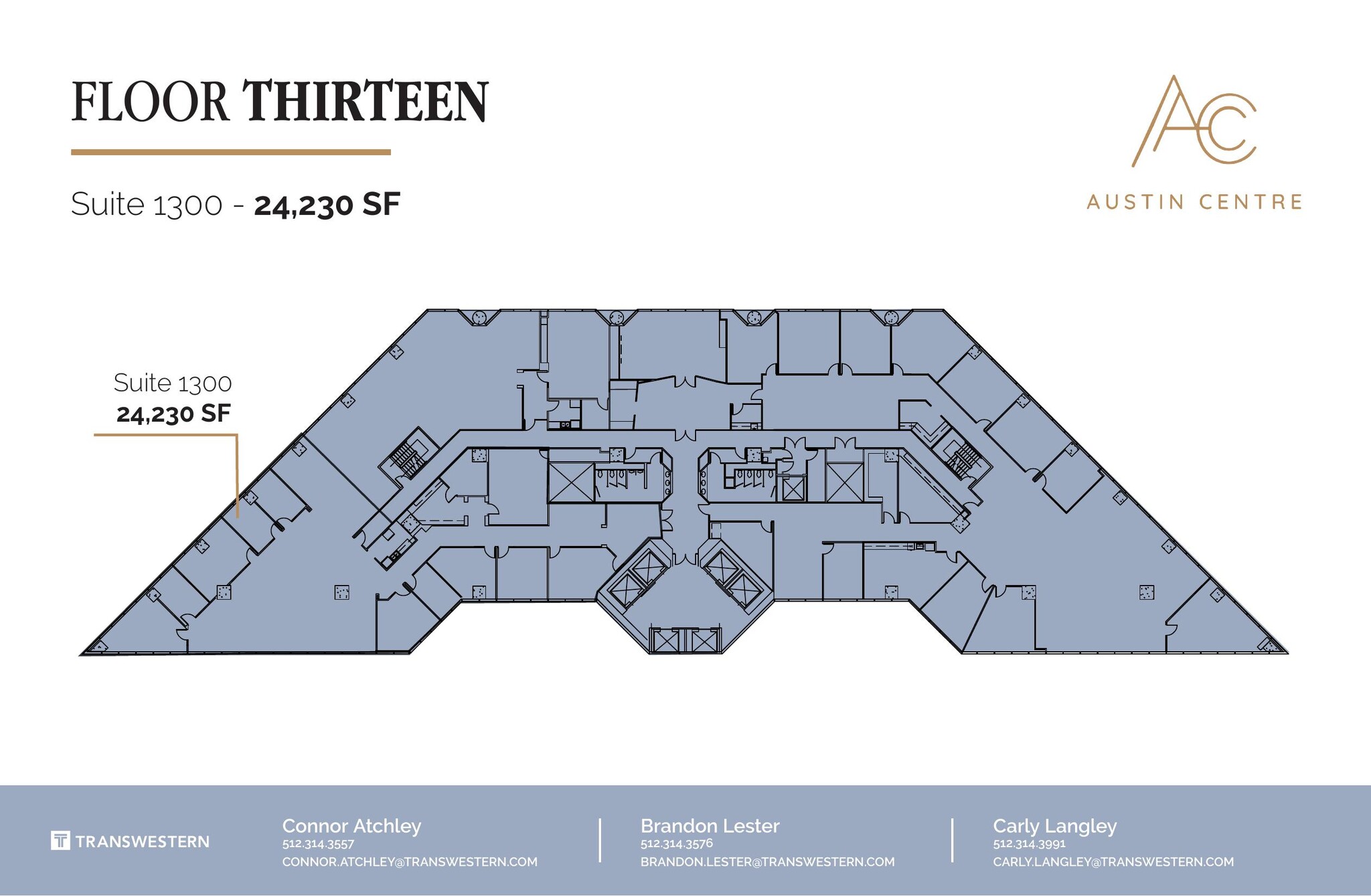 701 Brazos St, Austin, TX à louer Plan d’étage– Image 1 sur 1