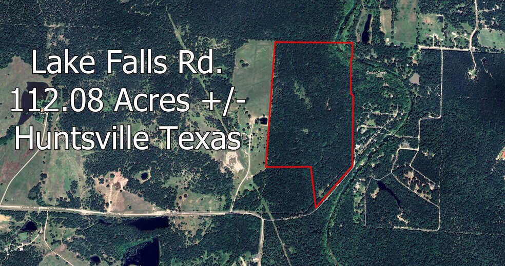 0000 Lake Falls rd, Huntsville, TX à vendre - Photo principale – Image 1 sur 16