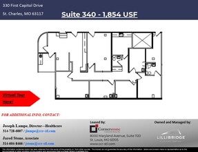 330 First Capitol Dr, Saint Charles, MO à louer Plan d’étage– Image 2 sur 2