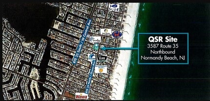 3587 New Jersey 35, Lavallette, NJ - Vue aérienne vue de carte