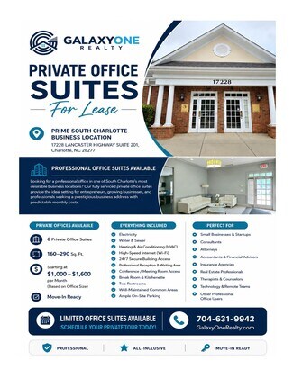 Plus de détails pour 17228 Lancaster Hwy, Charlotte, NC - Bureau à louer