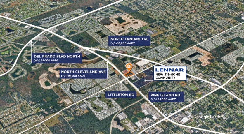 8460 Littleton Rd, North Fort Myers, FL à vendre - Aérien – Image 2 sur 4