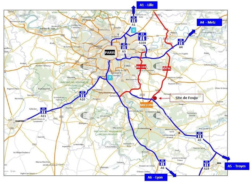 Industriel/Logistique dans Crisenoy à louer - Photo de l’immeuble – Image 2 sur 4