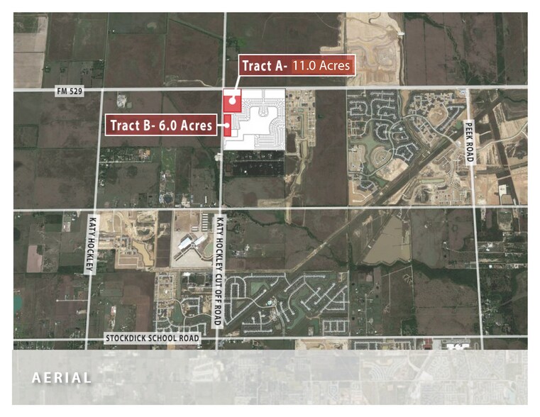 FM 529 at Katy Hockley Cut-Off Road, Katy, TX à vendre - Aérien – Image 1 sur 2