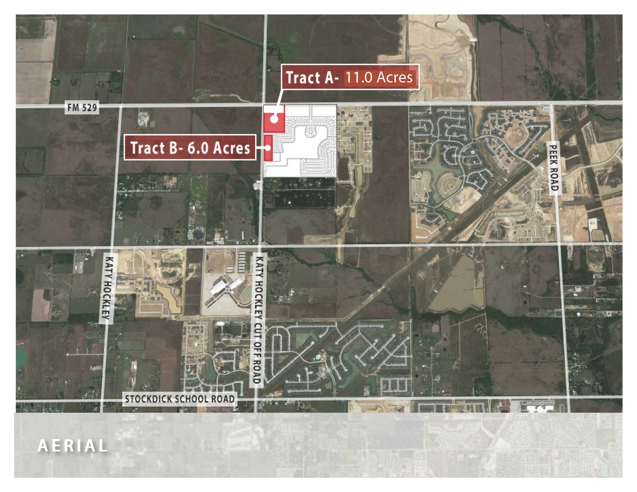 FM 529 at Katy Hockley Cut-Off Road, Katy, TX à vendre Aérien– Image 1 sur 3