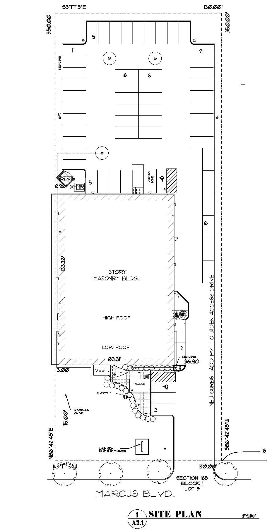 205 Marcus Blvd, Hauppauge, NY à louer Plan de site– Image 1 sur 2